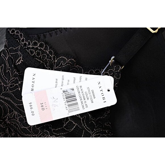 New w/Tags - Natori 36D - "DRAMA" Full Coverage Underwire Contour Bra in Black - Picture 8 of 9